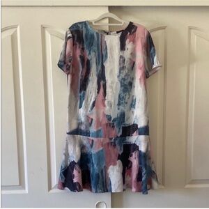 MOSSIMO Abstract Print Short Sleeve Dress. Size SP